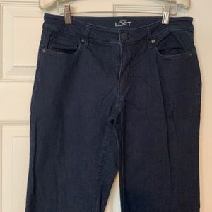 Loft curvy flare jeans
